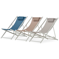Chaises longues pliantes en aluminium pour la pêche en plein air, la piscine, le soleil, la plage, les adultes, les chaises longues de jardin