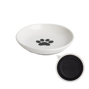 Bol en céramique pour chat avec support pour le cou, base antidérapante, forme arrondie pour l'alimentation et l'abreuvement des animaux de compagnie - Product Image 5