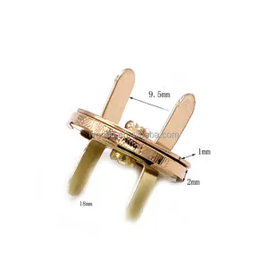 18mm 가벼운 금 의복 부대를 위한 얇은 자석 단추 걸쇠