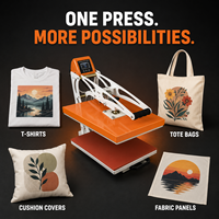 Presse à chaud professionnelle pour sublimation de t-shirts à ouverture automatique, qualité commerciale, 16*24 pouces