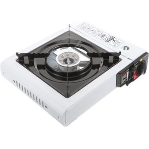 High Quality Portable Butane Iron Manual Single Burner Camping <b>Gas</b> Stove with <b>Ignition</b> 2.5KW Power Double Sealed Valve Safety - Product Image 1