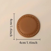 Marqueur de balle de golf en cuir PU personnalisé avec logo, marqueur magnétique en cuir pour balle de golf, porte-clubs, accessoires de golf portables, cadeau