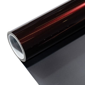 Fabbrica diretta PETLiner carta imballaggio PVC finestra tinta in colore rosso nero rivestimento in vinile posizione protettiva del corpo - Product Image 2
