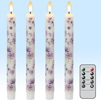 Bougies LED sans flamme à télécommande, alimentées par piles, en cire de paraffine, écologiques, pour Diwali, Noël, mariage, décoration intérieure