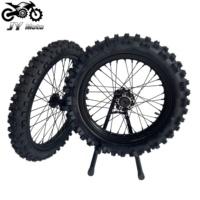 Jantes tout-terrain avec pneus, kit de roues à rayons, avant 70/100 19, arrière 90/100 16 pour Surron Light Bee, accessoires de remplacement pour vélo