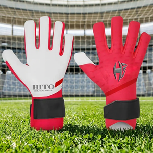 High Quality Premium Light Weight High Design Goal Unisex Custom Goal Keeper Gloves Backhand Silicon Printing - Product Image 2