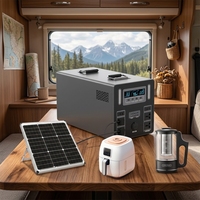 Stock1500W 2000w Taşınabilir Güç İstasyonu MPPT Kontrolörlü Jackery Güç İstasyonu Kamp Solar Jeneratörü MPPT Kontrolörlü