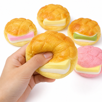 Jouet Squishy Ananas à Remontée Lente, avec Croûte Entrecroisée et Remplissage Central, Mignon, Anti-Stress, Cadeau de Bureau