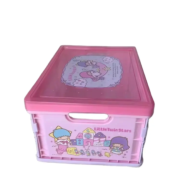 Cinnamoroll foldable storage box Kuromi cosmetics storage box Melody Student snacks book toys storage box