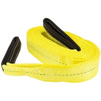 Sangle de levage plate en polyester 3T, norme européenne EN1492-1:2000, facteur de sécurité 5:1-7:1