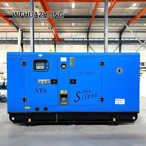 เครื่องกำเนิดไฟฟ้าดีเซลสามเฟสแบบเงียบพิเศษ 120kW 150kW เครื่องยนต์ Ricardo พร้อมหลังคาเก็บเสียง ATS ระบบสำรองไฟฟ้า - Product Image 4