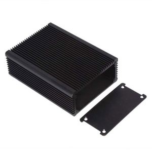 EBM Amplifier Box Extruded Aluminum Alloy Case Custom PCB Powder Coated Extrusion Electronic Power Amplifier <b>Enclosure</b> IP54 - Product Image 4
