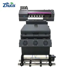 Zhucai Direct Selling 60cm Width DTF Garment Inks Mature and Stable DTF Printer 30cm for Garments