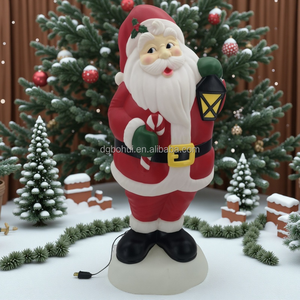 Décoration de Noël extérieure en plastique de 36 pouces, Père Noël lumineux, cadeau de fête - Product Image 5