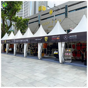 Carpa de Aluminio para Exteriores, Rectangular, de Tela Oxford Impermeable, para Exposiciones, para Todas las Estaciones, de Una Sola Capa, Tipo Diagonal - Product Image 1