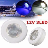 Plafonnier LED universel 12V 3 LED Xiamen Sunshine Marine pour bateaux, yachts, camping-cars et caravanes