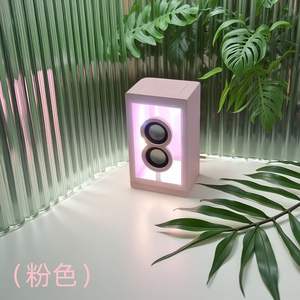 ลำโพงไร้สายแบบพกพา RGB ไฟ LED แฟชั่นกันน้ำดีไซน์สวยสำหรับงานปาร์ตี้กลางแจ้งใช้คอมพิวเตอร์ - Product Image 2