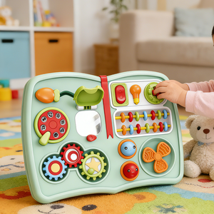 <span class=keywords><strong>Libro</strong></span> de Actividades Montessori <span class=keywords><strong>para</strong></span> Educación Temprana, Tablero Multifuncional de Plástico y Látex, Juguetes <span class=keywords><strong>para</strong></span> Niños de 5 a 7 Años - Product Image 1