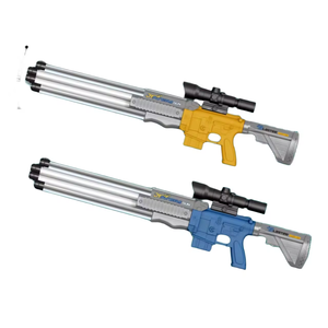 3C Sommer Kinderspielzeug Wasserabschusskanone Handpump-Zugmaschine Kinder-Spielzeug für draußen Becken Wasserabschuss Kampfspielzeug - Product Image 1