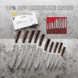 Cuchillo Santoku <span class=keywords><strong>JBL</strong></span> de Acero al Carbono Estilo Japonés con Mango de Resina y Funda de Cuero para Diestros (Longitud de Hoja de 6-7.9 pulgadas) - Product Image 2