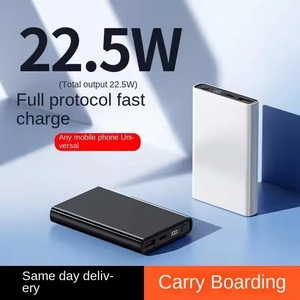 Batterie externe de 10000 mAh de style identique à Xiaomi, logo personnalisé, matériau ABS, haute capacité, charge rapide 22,5 W, chargeur de téléphone multi-appareils - Product Image 3