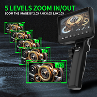 Endoscopio Industrial Portátil al por Mayor con Articulación Bidireccional de 360°, Sonda Impermeable y Función de Inspección de Motores de Coche