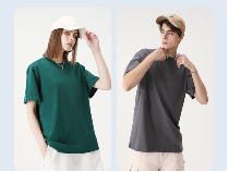 เสื้อยืดเปล่าขายส่งสำหรับผู้ชายและผู้หญิง เนื้อผ้านุ่ม 220 กรัม ผ้าฝ้าย หลายขนาด สำหรับงานพิมพ์ลายตามสั่ง - Product Image 2