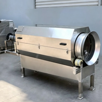 Máquina de Filtración de Tambor Rotatorio de Flujo Interno para Acuicultura, Equipo de Filtración de Microfiltro para Tratamiento de Agua en Piscifactorías