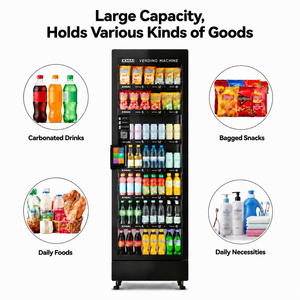 Máquina Expendedora Inteligente XMAI 520L con IA, Envío Rápido desde EE. UU. en 3 Días, Refrigerador para Bebidas y Snacks, Monitoreo Remoto, Pago con <span class=keywords><strong>Tarjeta</strong></span> - Product Image 4