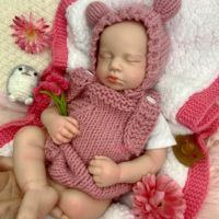 Poupée Reborn LouLou en Silicone Intégral de 20 Pouces, Visage Cherubique, Collection d'Art, Cadeau Compagnon de Confort pour Personnes Âgées, Vente Directe Usine