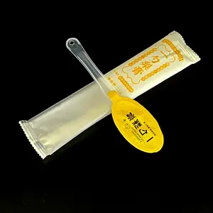 Customized logo honey spoon packaging sachet bag