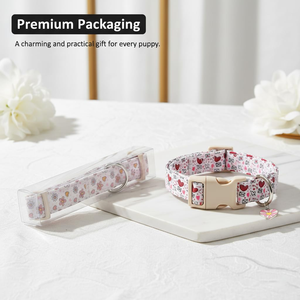 Adjustable All Seasons Dog & Cat <b>Collar</b> with Buckle Closure for Small Pets Pet Supplies OEM/ODM Low MOQ Custom Color - Product Image 4