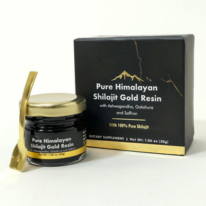 ชิลลาจิต 30 กรัม เรซิ่นสีทอง ผสมอัชวกันธา กอคชูรา หญ้าฝรั่น ชิลลาจิตแท้ 100% จากเทือกเขาหิมาลัย ผลิตภัณฑ์เสริมอาหาร บรรจุภัณฑ์ขั้นสูง - Product Image 3