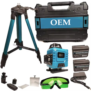 Livella <span class=keywords><strong>Laser</strong></span> per Esterni di Grado Industriale <span class=keywords><strong>Mak</strong></span> 16 Linee Kita con Rotazione a 360 Gradi, <span class=keywords><strong>Laser</strong></span> Verde, Utilizzo Multiuso, Strumento Livella 4D - Product Image 2