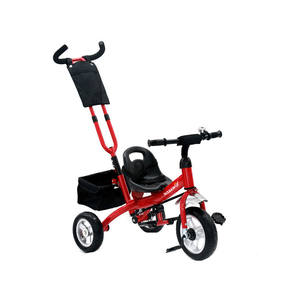 Cadre 2 en 1 en plastique et acier pour tout-petits avec poignée et barre de poussée Tricycle à 3 roues pour enfants de 2 à 4 ans - Product Image 6