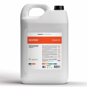 Nettoyant Post-Construction CleanBox Professionnel DESTROY, détartrant acide, décapant de ciment et de mortier pour carrelage, pierre et béton - Product Image 1
