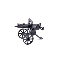 Accesorios para Soldados MOC, Arma, Cañón, Campo de Batalla, Vista de Calle, Municiones, Bloques de Construcción, Juguetes, Regalos para Niños