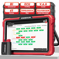 Kingbolen K10 PRO Escáner de Diagnóstico Profesional OBD para Automóviles con Función de Topología, Compatible con Android, Pantalla LCD