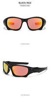 Lunettes de soleil carrées Wu UV400, verres anti-lumière bleue, légères, monture intégrale, unisexe, mode adulte, prêtes pour les voyages Hw09
