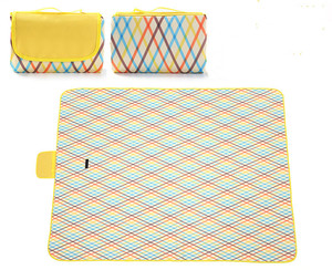 Coperta da Picnic portatile a doppio strato impermeabile e a prova di sabbia per spiaggia all'aperto e campeggio sull'erba - Product Image 5