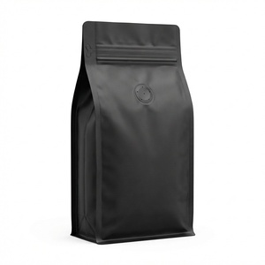 Bolsa de Café Compostable al por Mayor con Cierre de Aluminio, 100g 250g 500g, Empaque de Café con Fondo Plano y Cierre Personalizado - Product Image 1