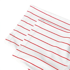 Men's White Red Solid Baseball Jersey Short Sleeve V-Neck Button Front Breathable Quick Dry Plus Size Polyester <b>Sport</b> <b>Shirt</b> - Product Image 3