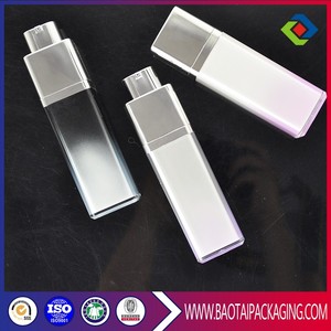Botella cuadrada de elefante para embalaje de cosméticos, bomba sin aire de Color personalizado, 15ml, 30ml, 50ml - Product Image 5