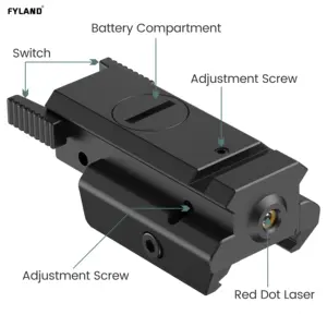 Prezzo di fabbrica tattico 20mm Standerd L41 puntini Laser puntini rossi mirino per caccia mirini da caccia regolabili