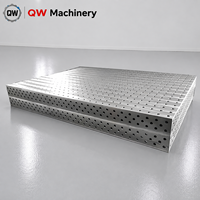 Table de soudage en fonte 3D, plateforme de fixation industrielle modulaire flexible nitrurée