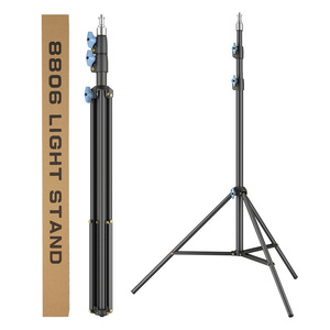 Trípode telescópico de 2 metros 8806 para soporte de fondo en estudio fotográfico - Product Image 1