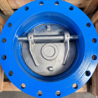 Vanne papillon hydraulique HH47X en fonte ductile à fermeture lente, à brides, PN16, prévention des chocs hydrauliques, CE WRAS, garantie 2 ans
