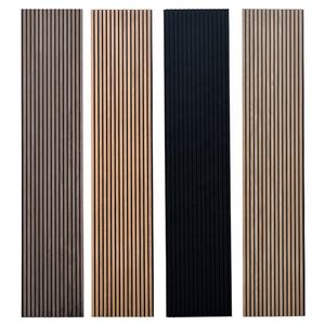 Panneaux acoustiques insonorisants SANYUAN WPC pour murs et plafonds, design moderne, taille personnalisable, utilisation intérieure/extérieure - Product Image 4