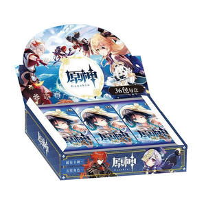 Tarjetas Coleccionables con Licencia de Genshin Impact, 36 Paquetes por Caja, Juego de Cartas de Personajes Clásicos para Edades de 15 a 35 Años, Guangdong Paper - Product Image 2