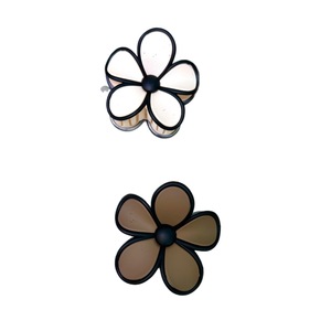 Pince à <span class=keywords><strong>cheveux</strong></span> en plastique Plumeria haut de gamme pour femmes, style européen et américain, très vendue, pour coiffure, en caoutchouc laqué, transfrontalier - Product Image 5